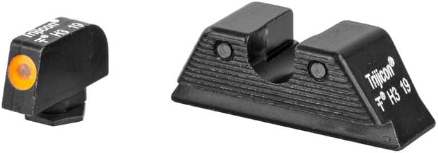 Trijicon HD XR Night Sight Set, MOS Fit Rear, Glock 17, 17L, 19, 22, 23, 24, 25, 26, 27, 601092
