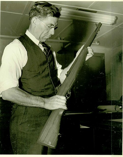 File:John C. Garand and the M1.jpg