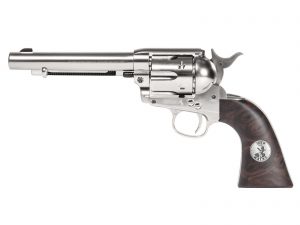 Duke SAA Colt Peacemaker CO2 BB Revolver, Nickle air pistol