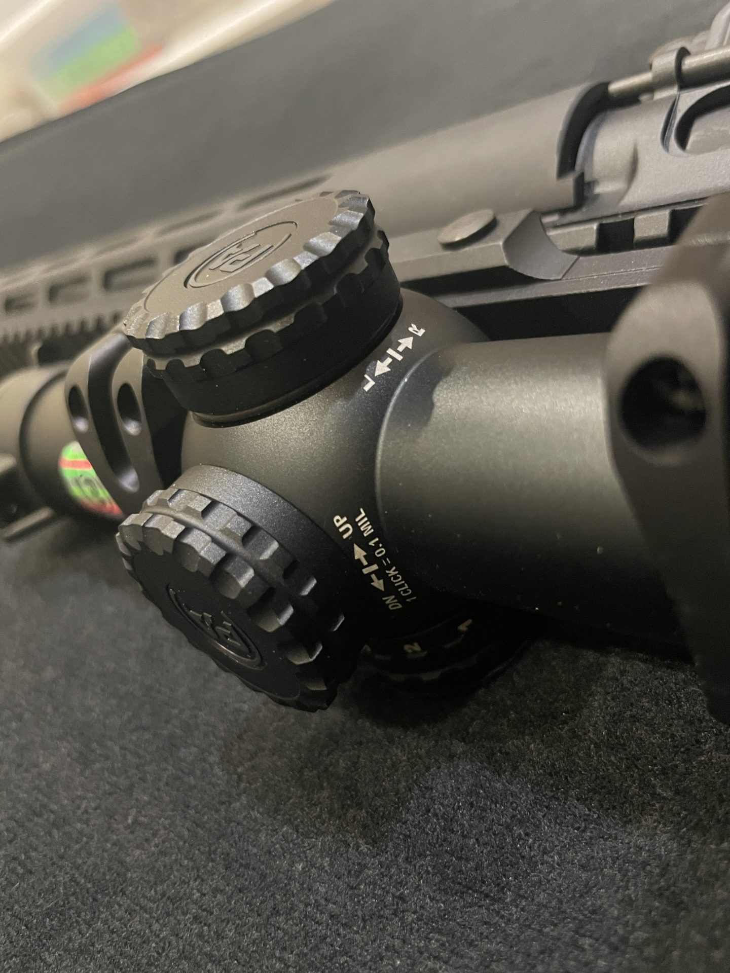 turrets on the Primary Arms SLx 1-6x24mm SFP LPVO Rifle Scope Gen IV