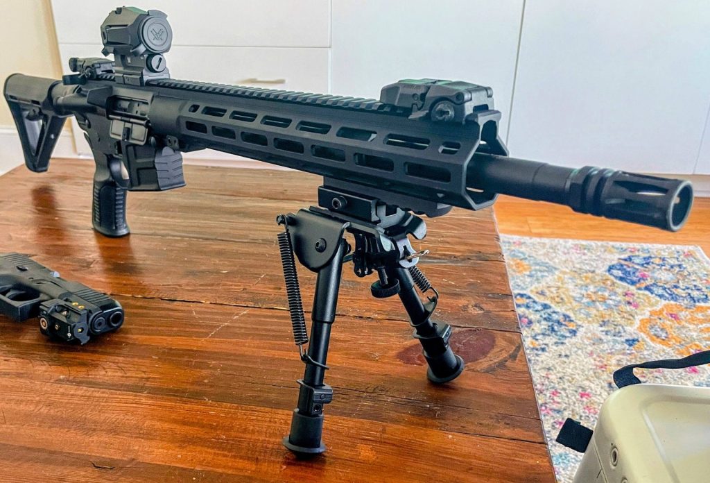Savage Recon 2.0 MSR rifle with red-dot and tripod