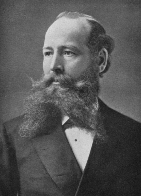 Historical portrait of German firearms designer Wilhelm Mauser