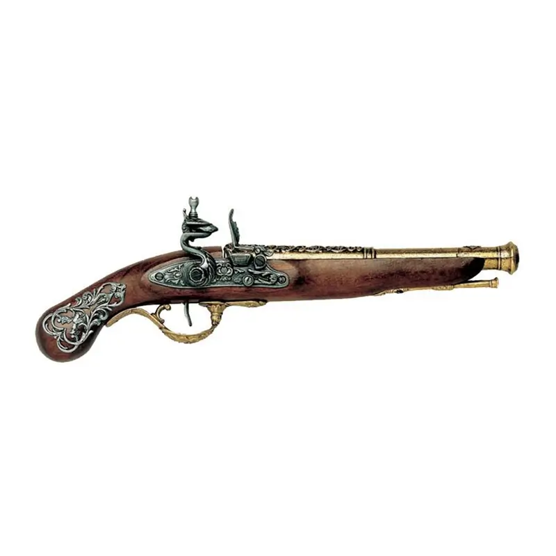 English Flintlock Pistol 18th Century - Non-Firing