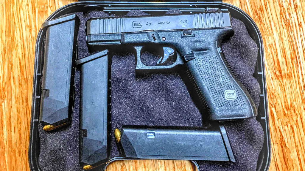 glock 45 gen 5 with mags in case