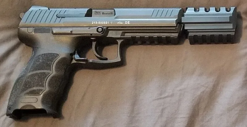 Heckler & Koch P30L after mods for the John Wick movie