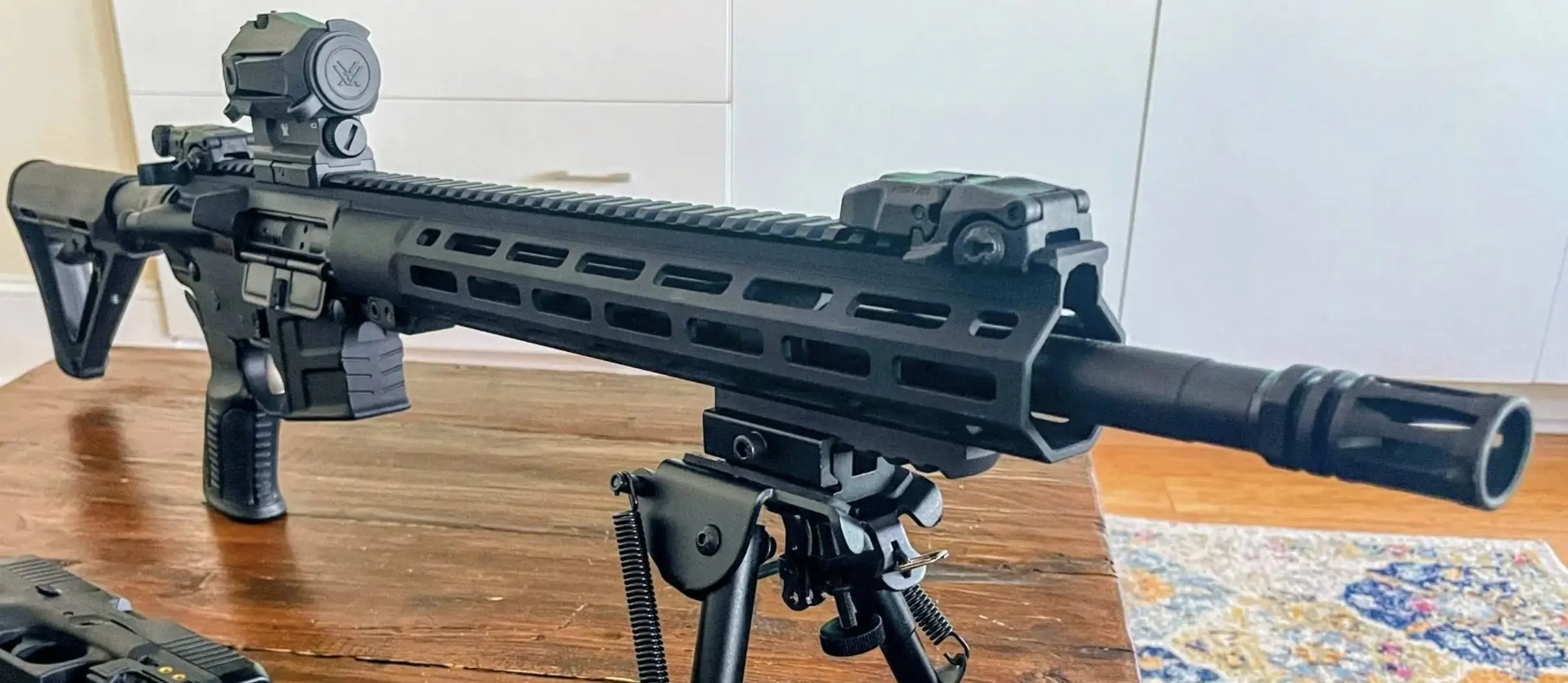 Savage Recon 2.0 MSR rifle with red-dot and tripod