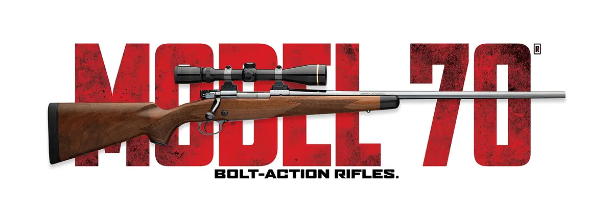 winchester model 70 boltaction hunting rifle